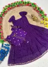 Ajd 8196 Pure Viscose Hand Dying Frock Collections